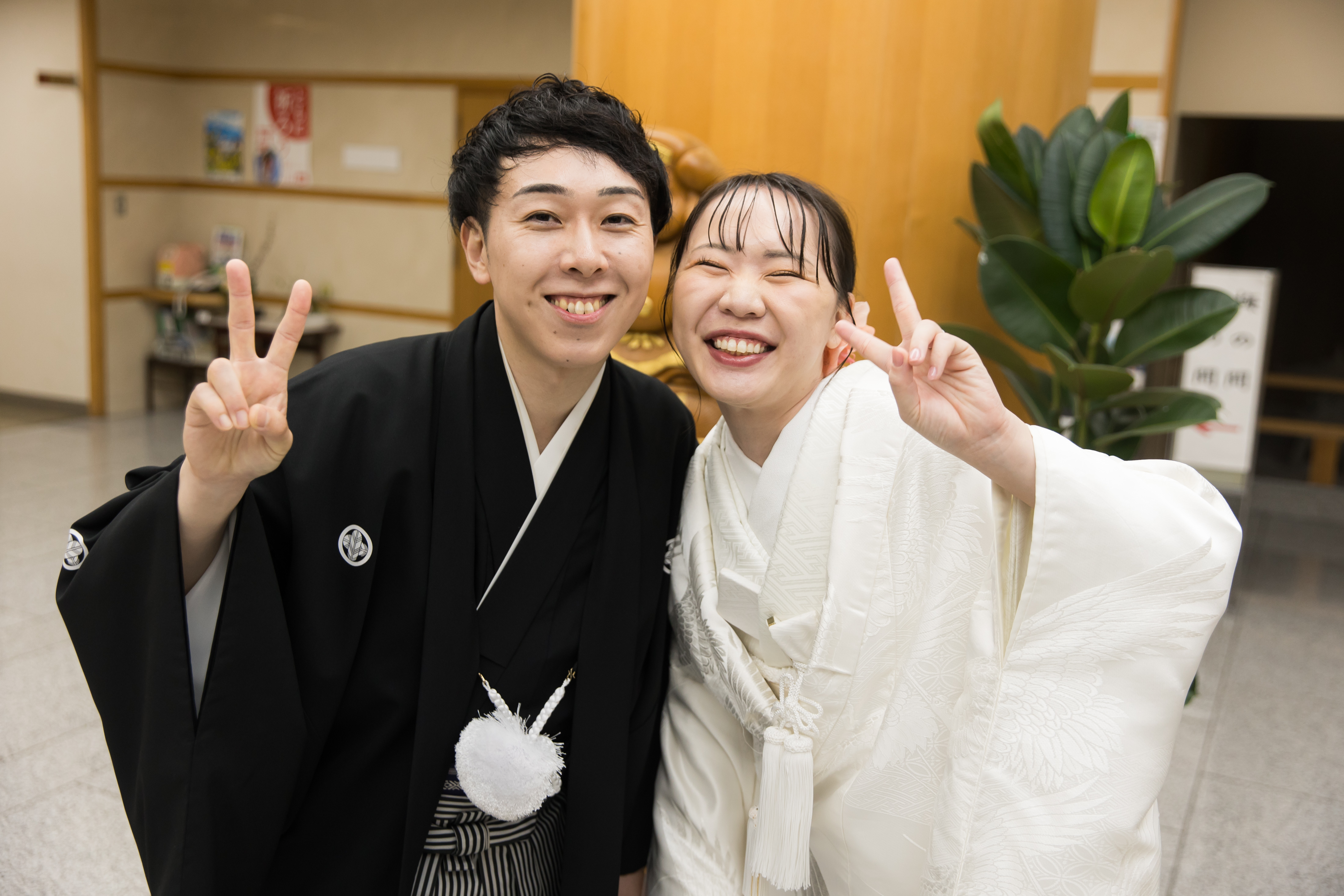 【2024年10月ウェディングレポート】遠方の親族を招待して、北海道神宮で叶えた神前式♪